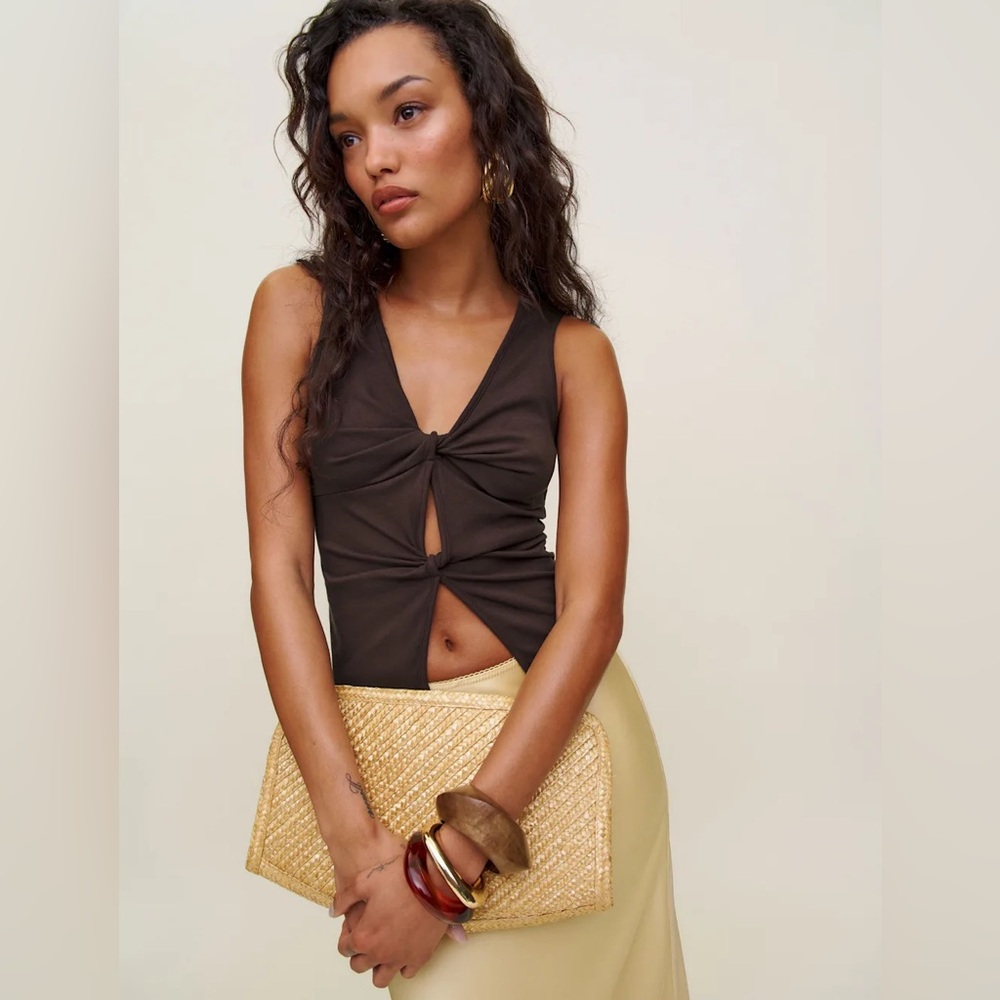 Reformation Tefi Knit Top